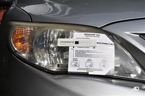 rfid tags on car mirrors|rfid headlight tags.